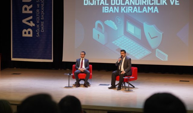 Öğrencilere, dijital dolandırıcılık anlatıldı