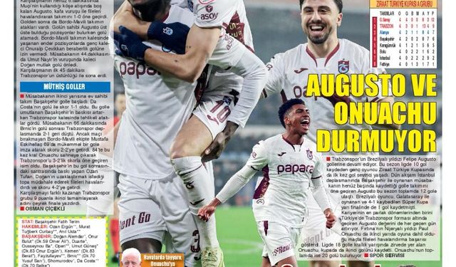 Trabzonspor kupada RAMS Başakşehir FK'yı mağlup ederek çeyrek finale yükseldi