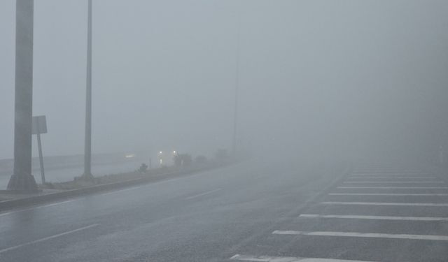 Zonguldak'ta sis etkili oldu