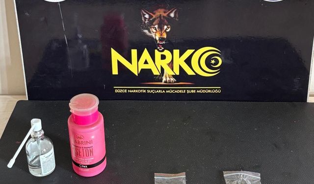 Düzce'de uyuşturucu operasyonu: 1 tutuklama