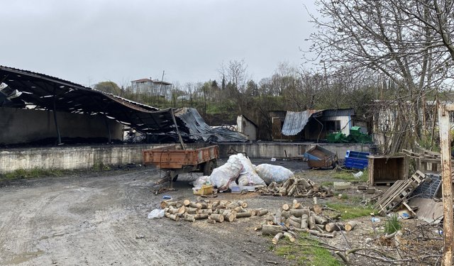 Meyve deposundaki yangının boyutu, gün ağarınca ortaya çıktı