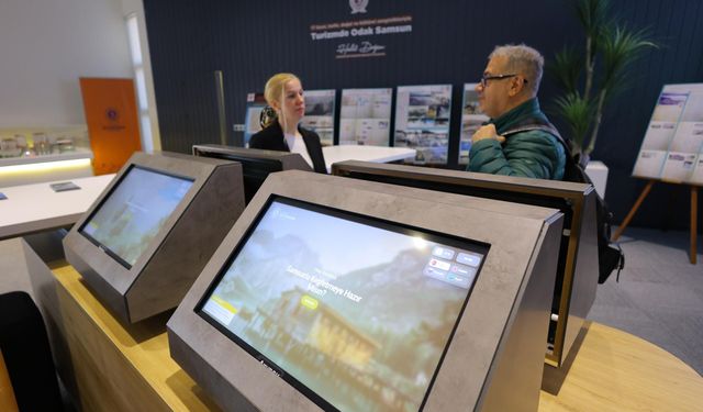 Samsun tanıtım merkezi vatandaşlardan yoğun ilgi görüyor