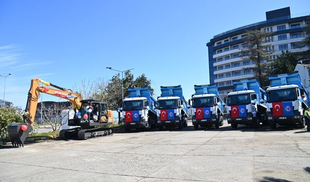 Trabzon Büyükşehir Belediyesi araç filosuna 46,5 milyonluk yatırım