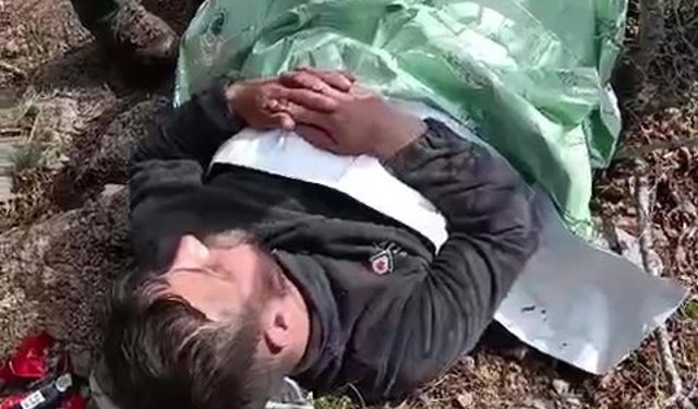 Yaylada mahsur kalan 2 kişi helikopterle kurtarıldı