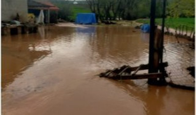 Çorum'da sağanak sele neden oldu
