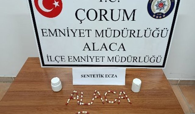 Çorum'da uyuşturucu operasyonu: 3 şüpheli gözaltında
