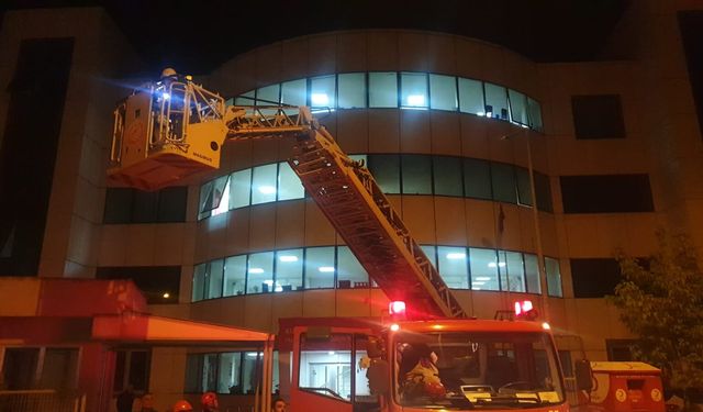 Düzce'de huzurevinde yangın