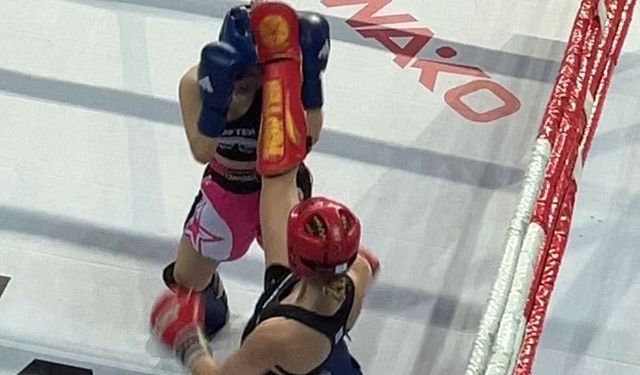 Enerjisini atmak için başladığı kick boksta dünya şampiyonu oldu