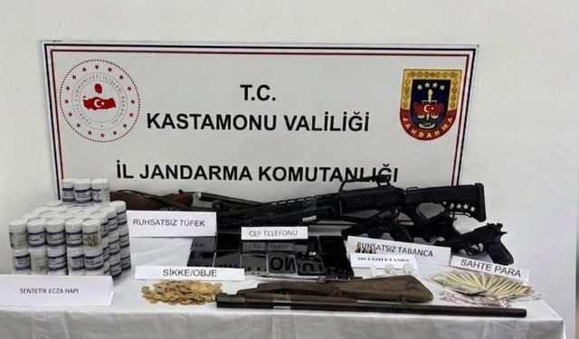 Kastamonu merkezli 3 ilde uyuşturucu operasyonu; 16 tutuklama