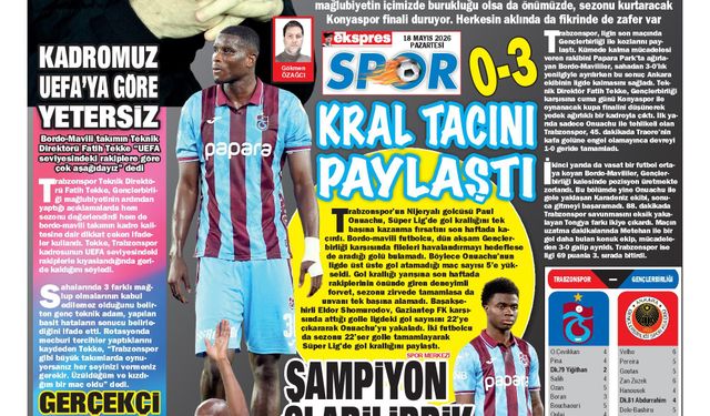 Lige kötü veda eden Trabzonspor'da gözler kupa finalinde