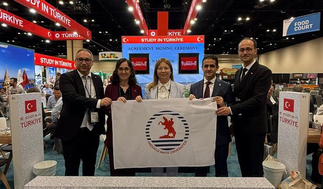 OMÜ, ABD'de düzenlenen NAFSA 2026'da iş birlikleri için sahada