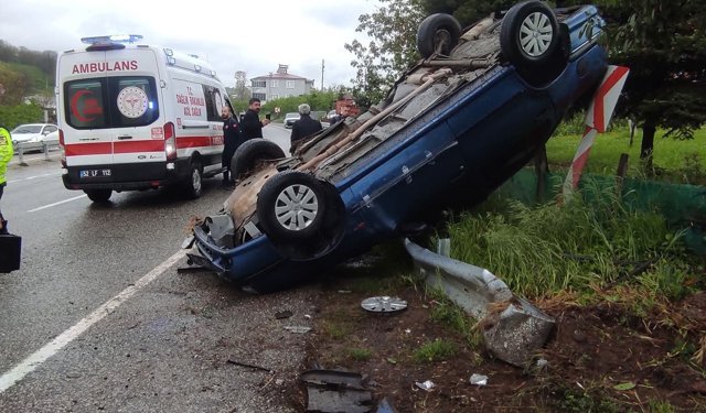 Ordu'da trafik kazası: 1 yaralı