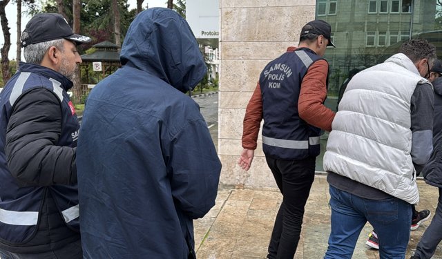 Samsun'daki rüşvet operasyonunda 8 şüpheli adliyede