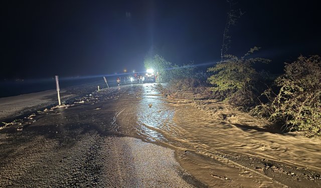 Tokat'ta sağanak ulaşımı aksattı
