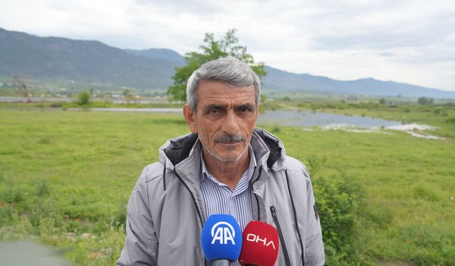 Tokat'ta taşkın nedeniyle tahliye edilen köyde son durum havadan görüntülendi
