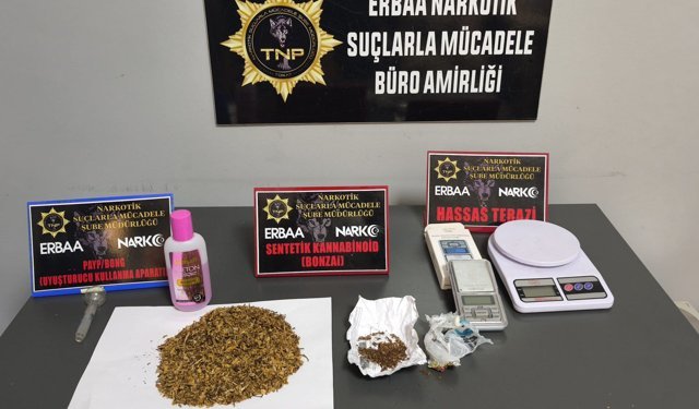 Tokat'ta uyuşturucu operasyonu: 3 gözaltı