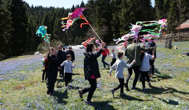Yaylaya çıktılar, kitaba sarıldılar; 'mavi yıldız'lar arasında ders/ Ek fotoğraflar