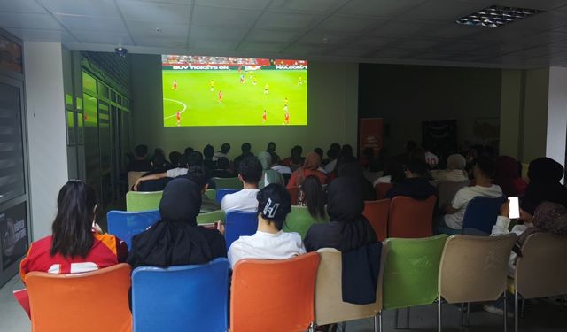 Artvin'de milli maç heyecanı