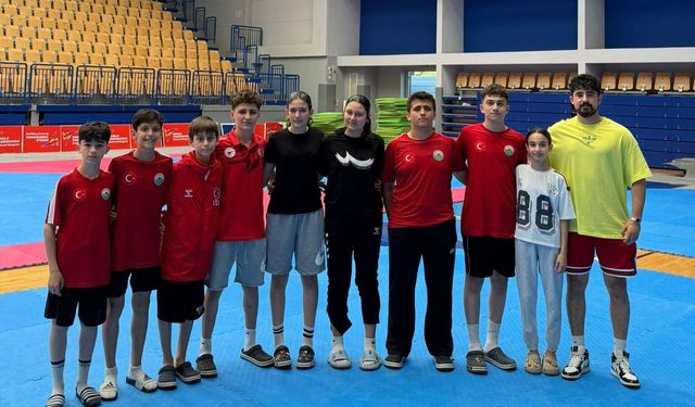 Avrupa üçüncüsü Milli sporcudan Başkan Kurnaz'a ziyaret