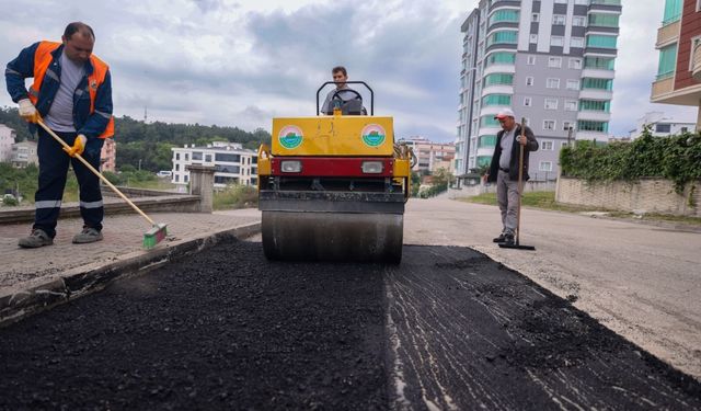 İlkadım'da yollar yenileniyor