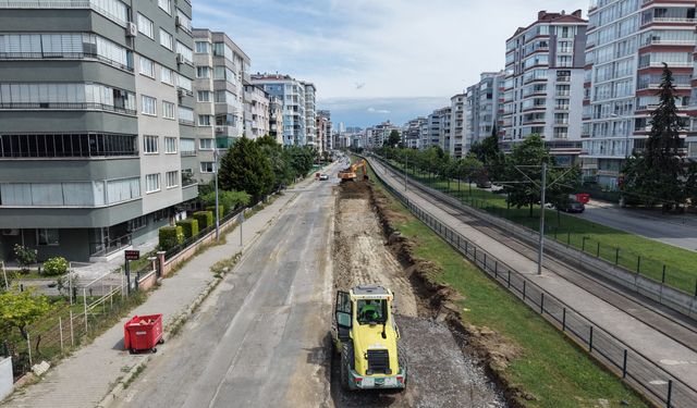 Samsun'da 3 ulaşım proje çalışmaları sürüyor