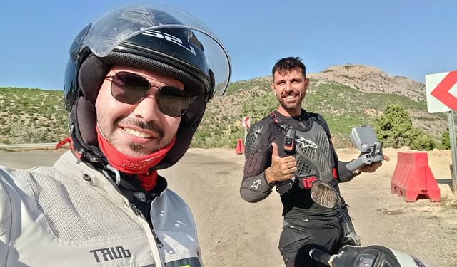Seyahatsever projesi kapsamında motosikletiyle Türkiye'yi geziyor