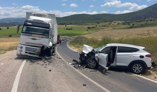 Tokat'ta trafik kazası; 4 yaralı