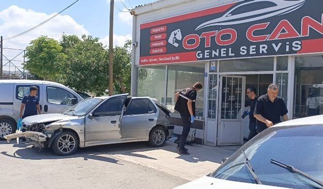 Çorum'da oto servise silahlı saldırı