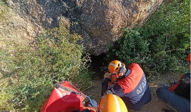 Mağarada mahsur kaldığı iddia edilen kişiyi kurtarma çalışmaları yeniden başlatıldı