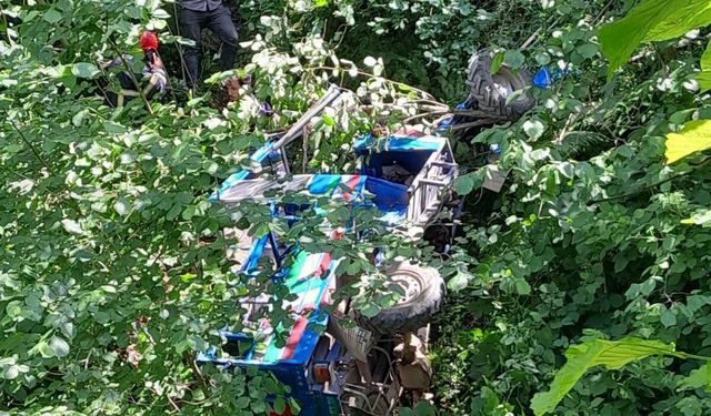 Ordu'da devrilen 'patpat'ın sürücüsü öldü