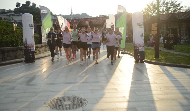 Rize'de Kaçkar by UTMB öncesi 5 kilometrelik topluluk koşusu