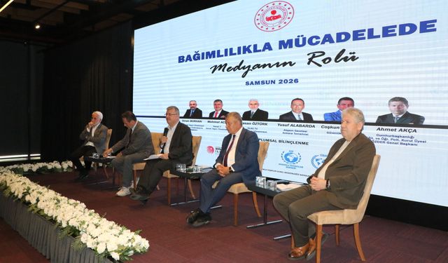 Samsun'da 'Bağımlılıkla Mücadelede Medyanın Rolü' paneli