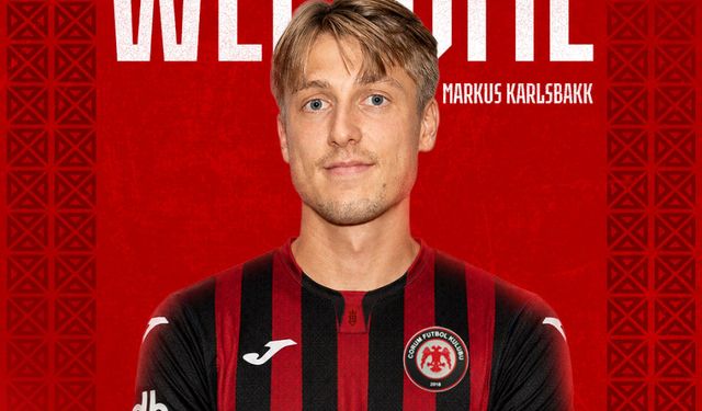 Arca Çorum FK, Norveçli orta saha oyuncusu Markus Karlsbakk'ı kadrosuna kattı