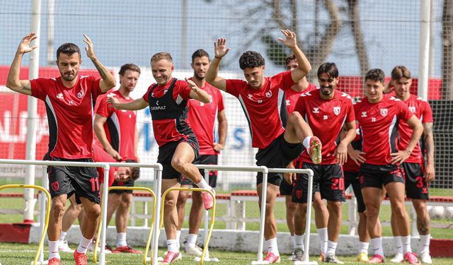 Samsunspor, Göztepe maçı hazırlıklarını sürdürdü