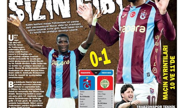 Trabzonspor'un üstünlüğü skora yansımadı