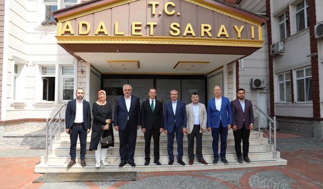 BAFRAYA ATANAN BAŞSAVCI ÖZKUBAT’A  HOŞ GELDİN ZİYARETİ