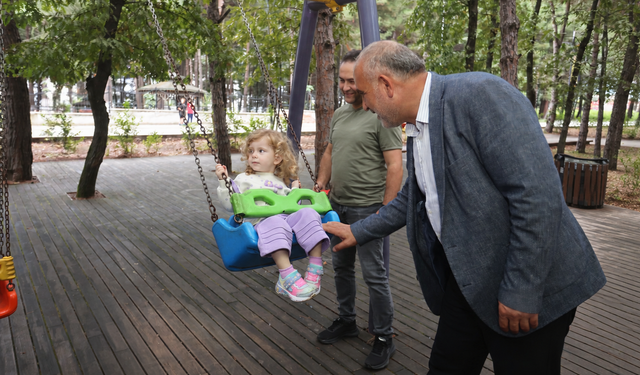 Canik Belediyesi Hasköy Meşe Orman Parkı yenileniyor