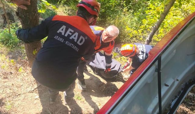 Elektrikli araç devrildi, sürücü öldü