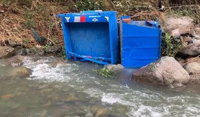 Ordu'da patpat devrildi: 1 ölü, 1 yaralı