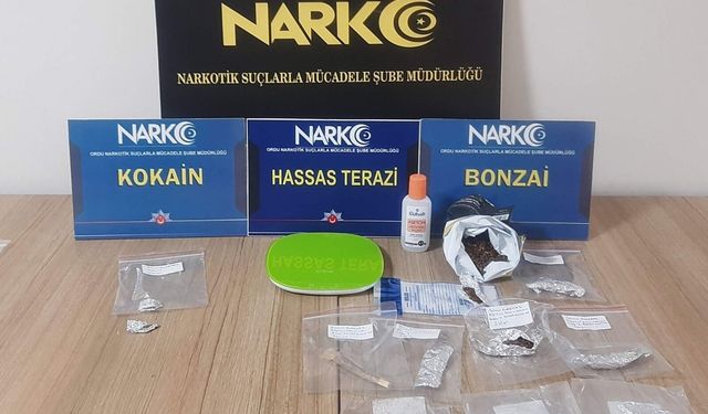 Ordu'da uyuşturucu operasyonunda 4 şüpheli tutuklandı