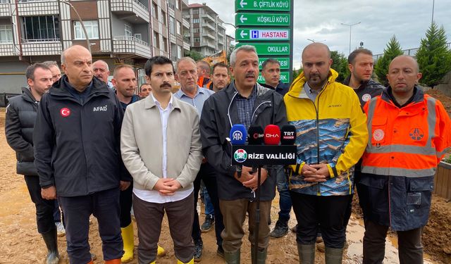Rize'de sağanak, sel ve taşkınlara yol açtı (3)