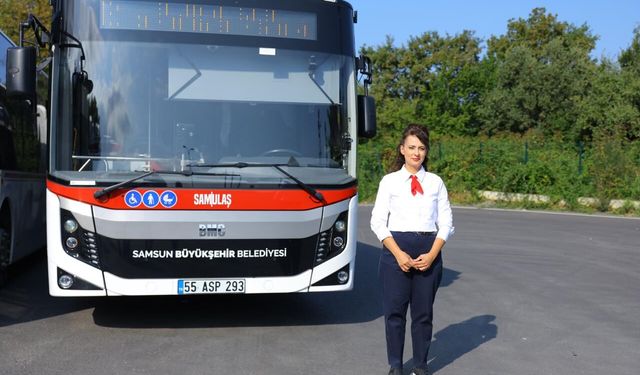 Samsun'da ulaşım kadınlara emanet