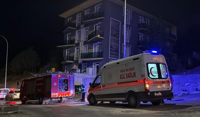 Yangında, 2 öğrenci dumandan etkilendi