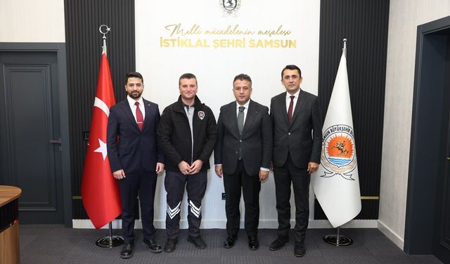Başkan Doğan'dan hayat kurtaran personele ödül
