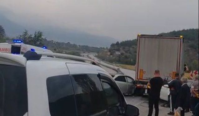 Çorum'da trafik kazası: 2 yaralı