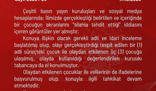 Kurusıkı tabancayla tehdit edip, kayda aldı (2)