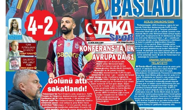 Trabzonspor'dan Avrupa'ya görkemli başlangıç