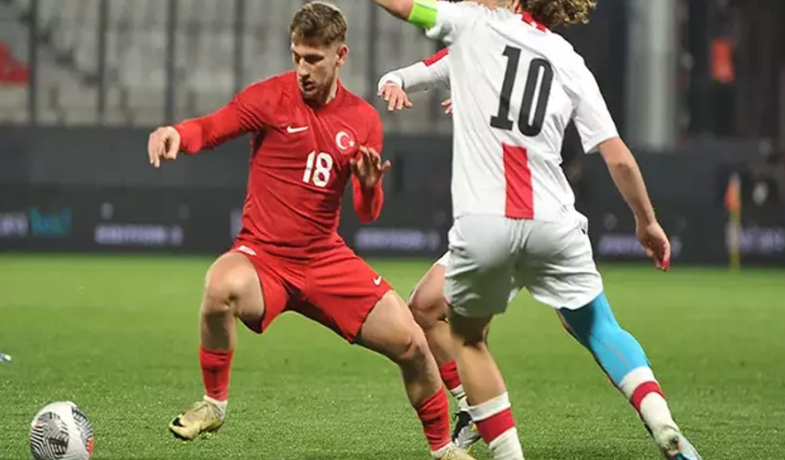 Ümit Milli Takım, özel maçta Gürcistan’ı 2-1 mağlup etti