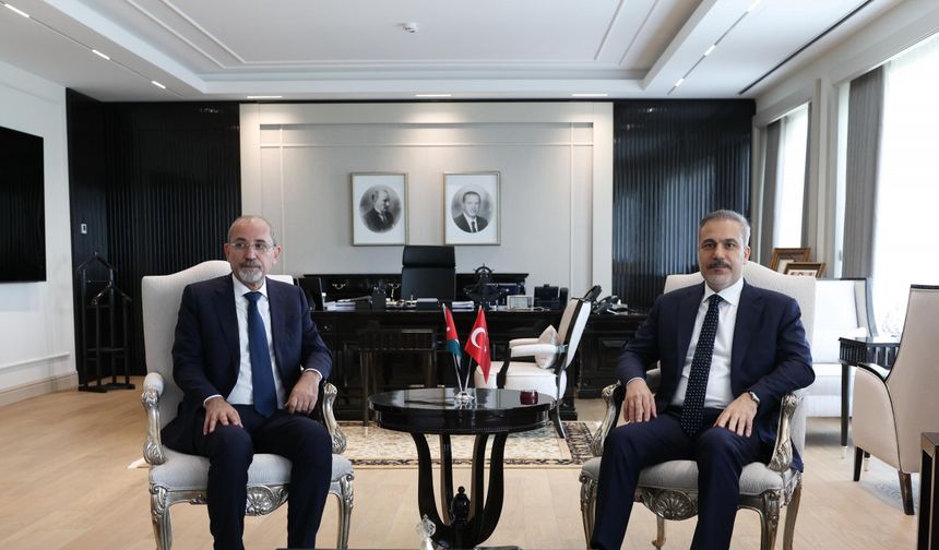 Bakan Fidan, Ürdünlü mevkidaşı es-Safedi ile görüştü