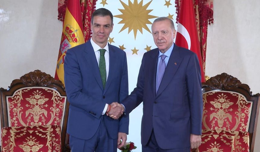 İstanbul - Cumhurbaşkanı Erdoğan, İspanya Başbakanı Pedro Sanchez'i kabul etti